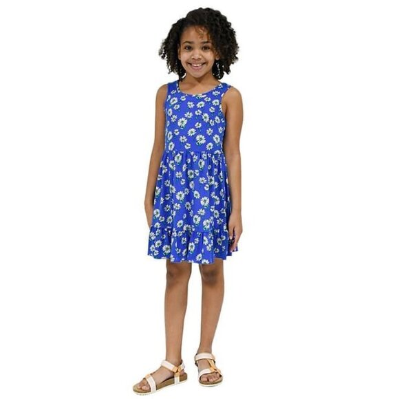 NWT Zunie Girl 2 Pack Knit Dress Blue and Green -‎ Size Medium - Picture 8 of 9